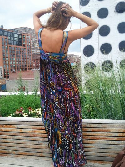 2012 Hand Painted Dress