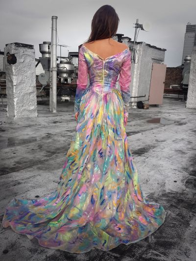 2014 Hand Painted Dress