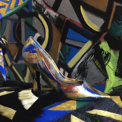 2015 Hand Painted Shoe Form